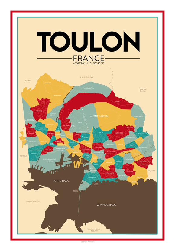 QUARTIERS TOULON Bleu