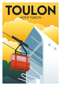 50x70cm G-Lisa Téléphérique